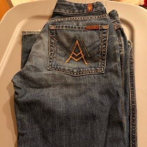 7 for all Mankind boot cut jeans